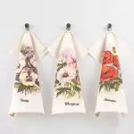 حوله آشپزخانه طرح گل