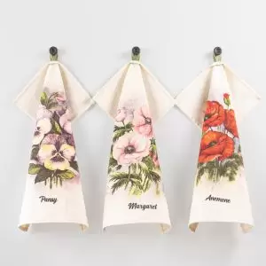 حوله آشپزخانه طرح گل