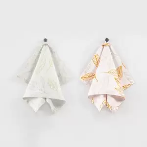 ست 2 تایی حوله آشپزخانه طرح برگ