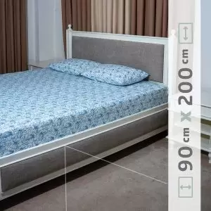 نیم ست ملحفه پنبه‌ای کد 03 عرض 90 سانت