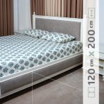 نیم ست ملحفه پنبه‌ای کد 07 عرض 120 سانت