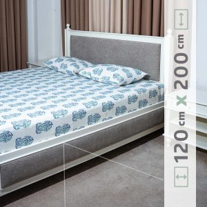 نیم ست ملحفه پنبه‌ای کد 14 عرض 120 سانت
