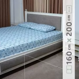 نیم ست ملحفه پنبه‌ای کد 03 عرض 160 سانت