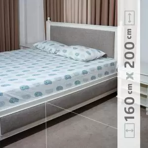 نیم ست ملحفه پنبه‌ای کد 10 عرض 160 سانت