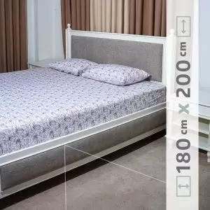 نیم ست ملحفه پنبه‌ای کد 04 عرض 180 سانت