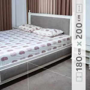 نیم ست ملحفه پنبه‌ای کد 15 عرض 180 سانت